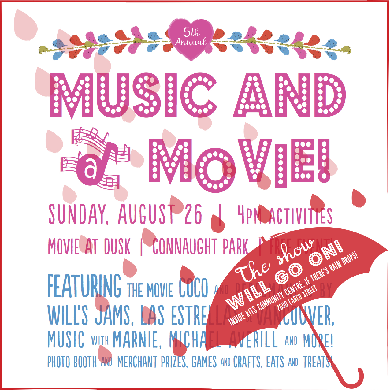The Show Will Go On! Music and a Movie – August 26th! « Kits on Broadway
